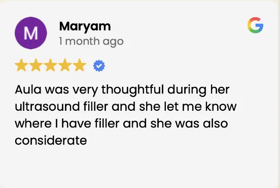 Google review: Maryam